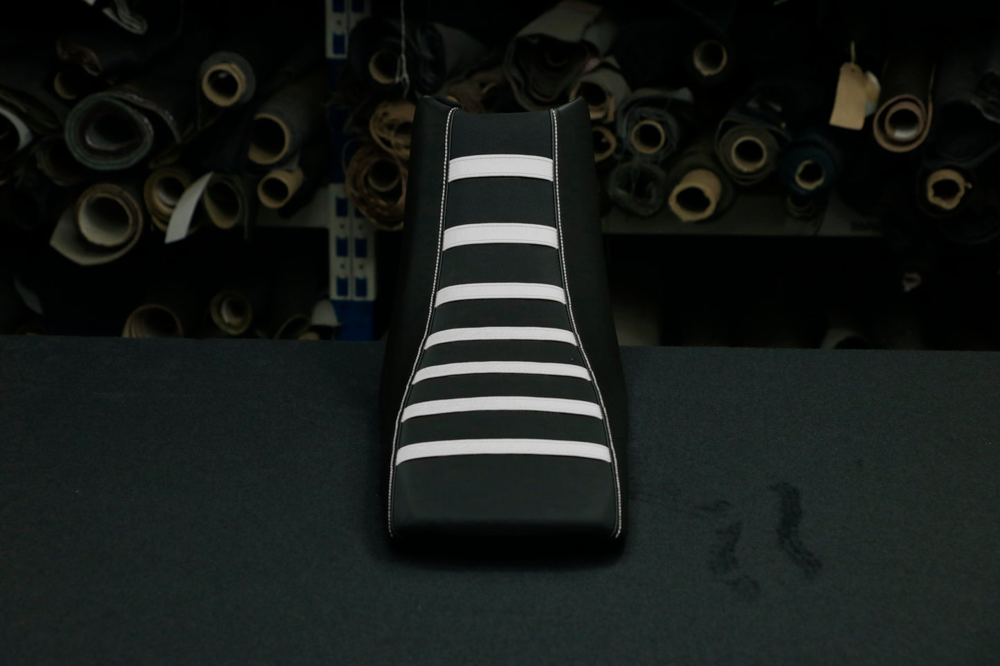 Jor Seat Full Stripes (White)
